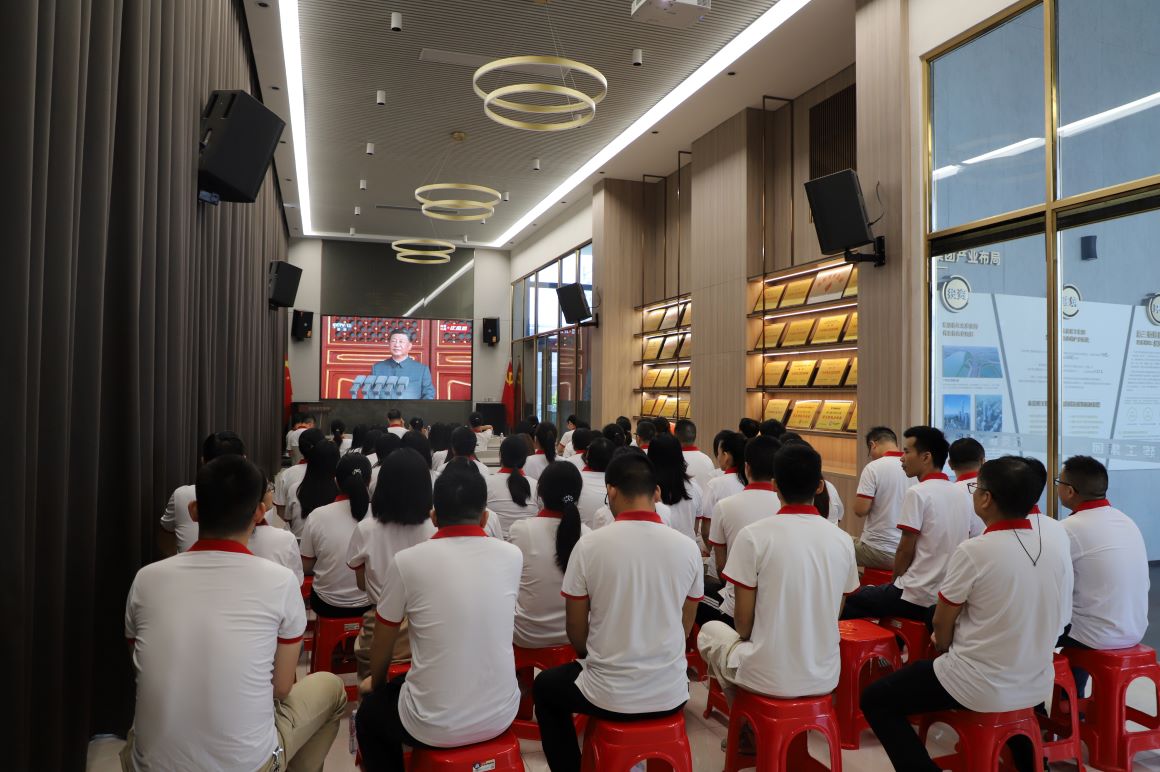 銘記歷史 捍衛(wèi)和平丨集團(tuán)組織全體員工觀看紀(jì)念中國(guó)人民抗日戰(zhàn)爭(zhēng)暨世界反法西斯戰(zhàn)爭(zhēng)勝利80周年大會(huì)(圖3)